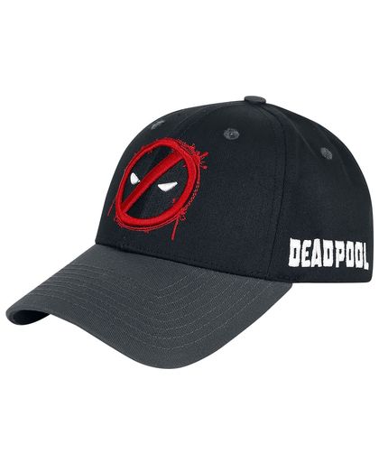 Deadpool Logo Baseballcap zwart