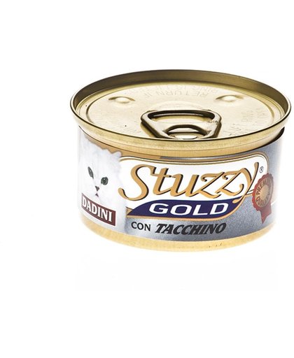 Stuzzy Gold Kalkoen Cubes - Kat - Aanvullend natvoer - 24 x 85 gr
