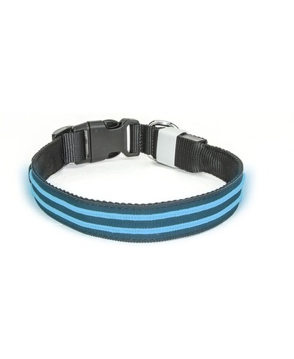 LED Halsband Oplaadbaar Blauw 60-80cm PX1 Hilox