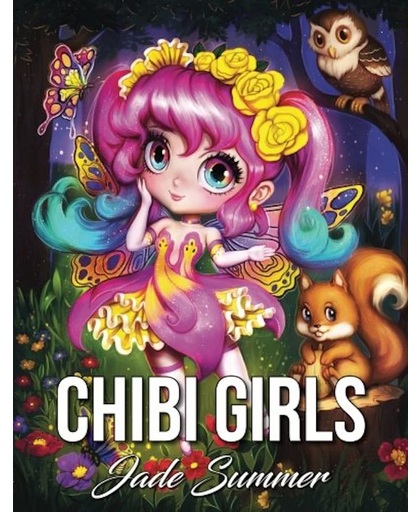 Chibi Girls - An Adult Coloring Book - Jade Summer