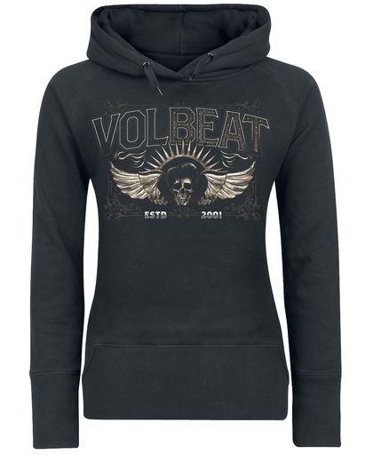 Volbeat Character Collage Girls trui met capuchon zwart
