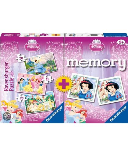Disney Princess Puzzel + Memory