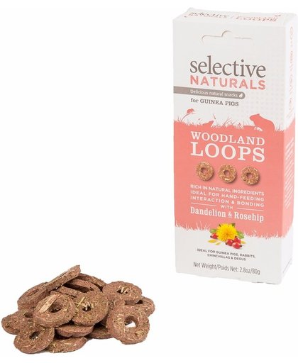 Supreme Selective Naturals Woodland Loops - Cavia - Snack - 8 x 80 gr