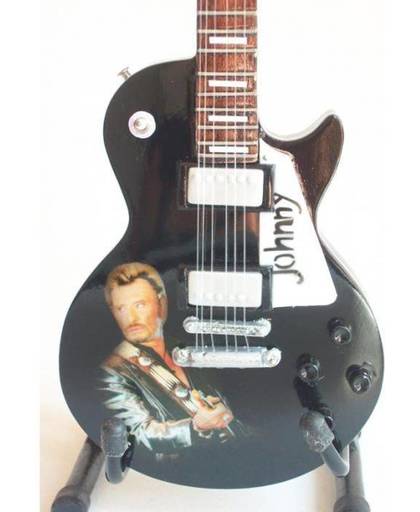 Miniatuur gitaar Johnny Hallyday tribute