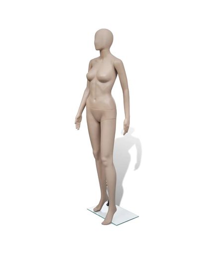 vidaXL - Paspop Vrouwelijke etalagepop volledig lichaam zonder gezicht