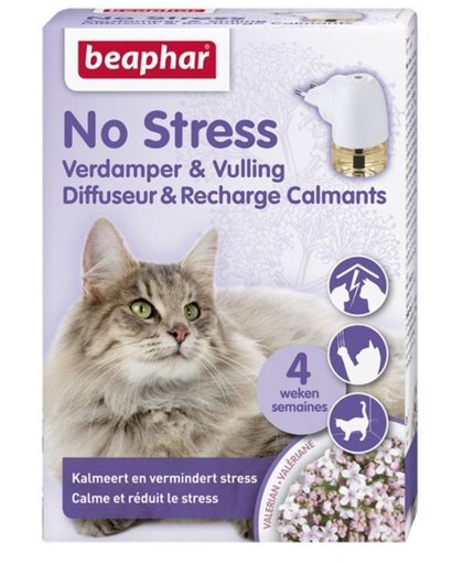 Beaphar no stress verdamper met vulling kat 30 ml