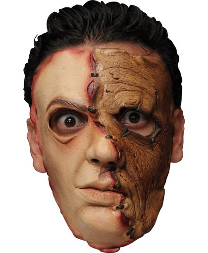 Twee gezichten moordenaars masker - Verkleedmasker - One size