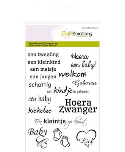 Clear stempel CE, baby 1149