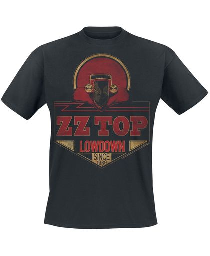 ZZ Top Lowdown Since 1969 T-shirt zwart