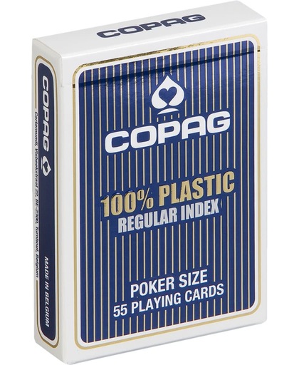 Plastic speelkaarten Blauw - Copag