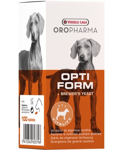 Versele-Laga Oropharma Opti Form Hond 100 tab