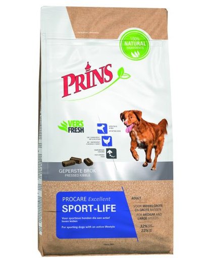 Prins sport-life excellent hondenvoer 3 kg
