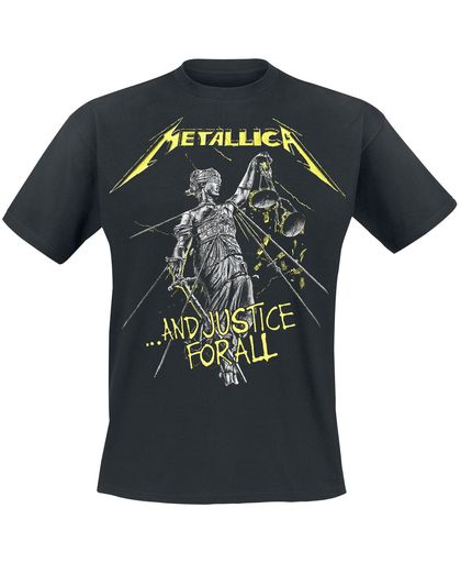 Metallica ...And Justice For All - Tracklist T-shirt zwart