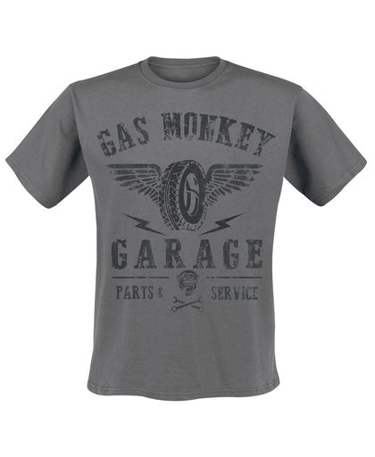 Gas Monkey Garage Tyres Part Service T-shirt actraciet