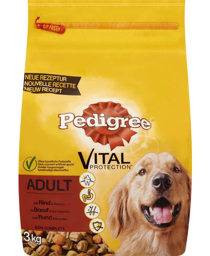 Pedigree Vital Protection Adult - Rund - Hondenvoer - 3 kg