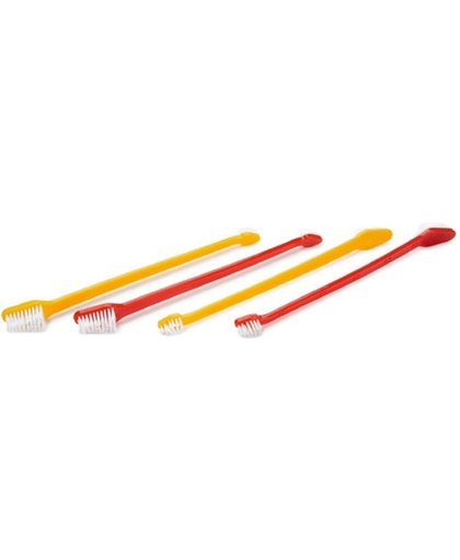Beeztees plastic tandenborstels 4 stuks