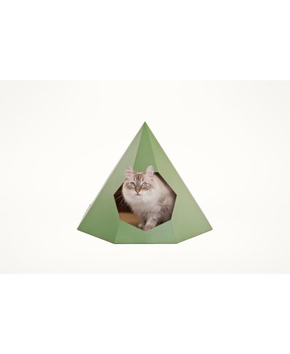 CAT TIPI - design kattenmand om in te slapen en spelen - groen