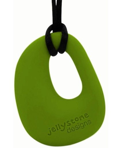 Jellystone Designs Organic Pendant - Bijtsieraad - Peapod Green