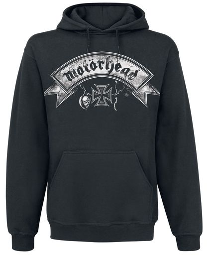 Motörhead Logo With Rockers Trui met capuchon zwart