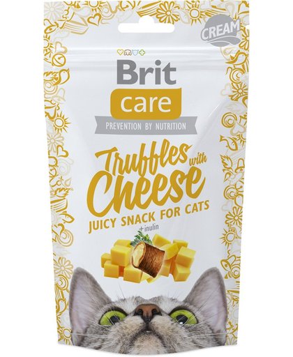 Brit Care Cat Truffles With Cheese 50 gr 4 stuks