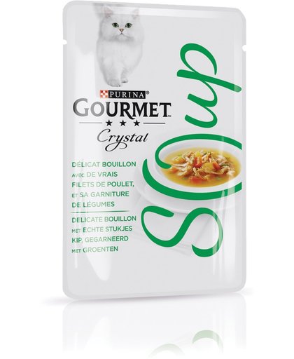 Gourmet Crystal Soup - Kip & Groenten - 32 x 40 gr