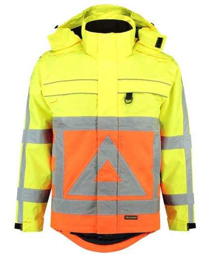 Tricorp Parka verkeersregelaar - Workwear - 403001 - Fluor Oranje-Geel - maat 7XL