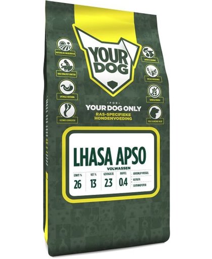 Yourdog lhasa apso hondenvoer volwassen 3 kg