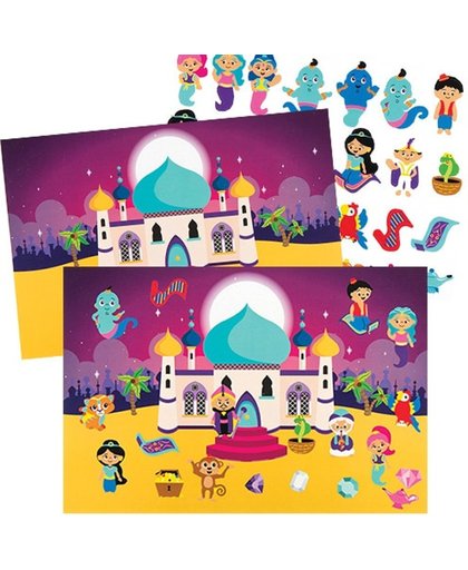 Stickers van magische geesten voor kinderen om te maken en op te plakken - Creatieve knutselset voor kinderen (4 stuks per verpakking)