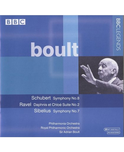 Schubert: Symphony No 8 etc / Boult, Philhamonia Orchestra et al