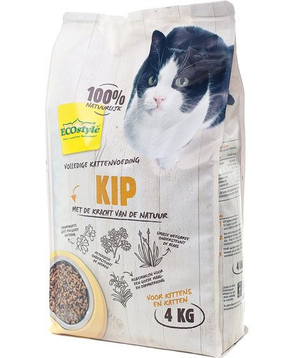 Ecostyle Vitaalcompleet - Kip - Kattenvoer - 4 kg