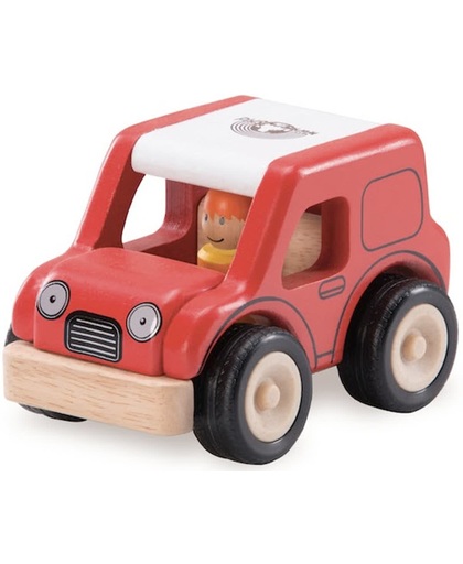 Wonderworld houten speelgoedvoertuig Sportwagen