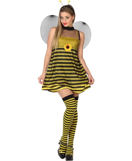 Bijen outfit voor vrouwen  - Verkleedkleding - M/L