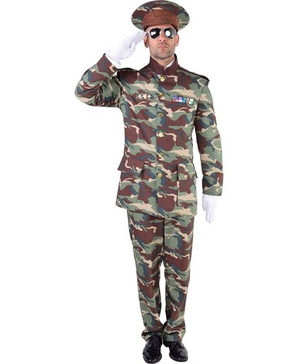 Leger Officier Camouflage kostuum - Soldaten outfit maat L/XL