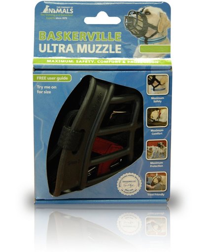 Baskerville Ultra Muzzle - Muilkorf - Maat 5 - Zwart