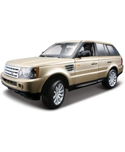 Modelauto Land Rover Range Rover goud metallic schaal 1:18 - speelgoedauto