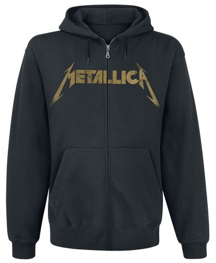 Metallica Hetfield Iron Cross Guitar Vest met capuchon zwart