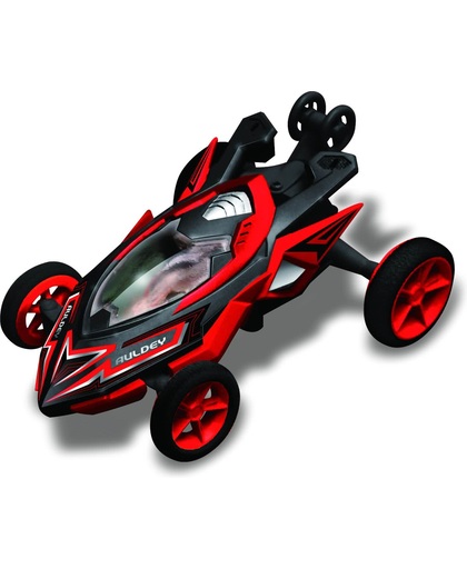 Racetin Micro Stunt --RC Auto - 1:32 - Rood