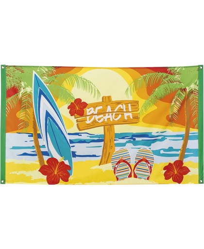 16 stuks: Polyester vlag - Beach - 90x150cm
