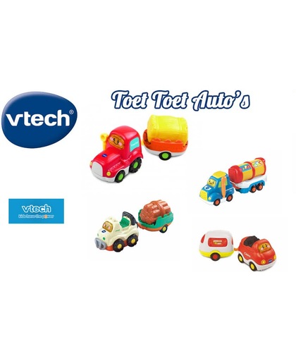VTech Toet Toet Auto's Met Aanhanger - Speelfiguren