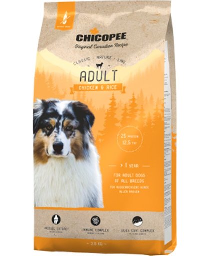 Chicopee CNL Adult Chicken & Rice - Inhoud: 15 kg