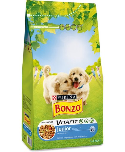 Bonzo Junior Kip - Hondenvoer - 1,5 kg