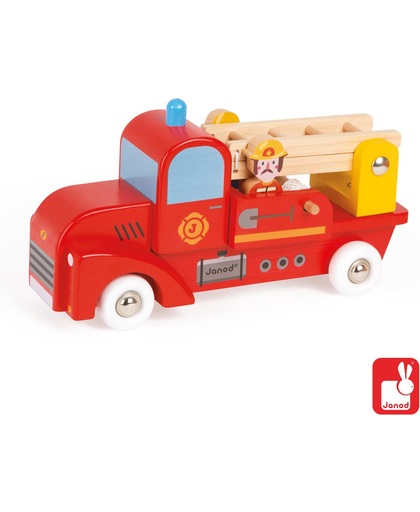 Janod Vrachtwagen - brandweer 2 brandweermannen