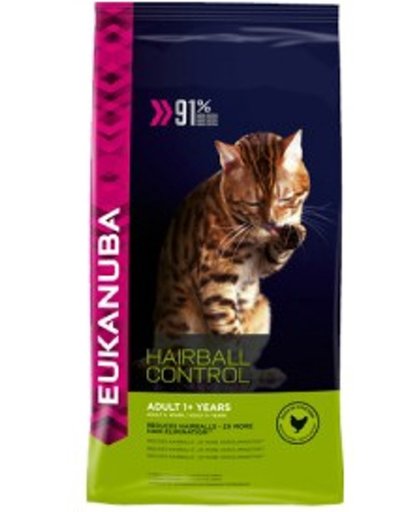Eukanuba Cat Adult - Hairball - Kattenvoer - 4 kg
