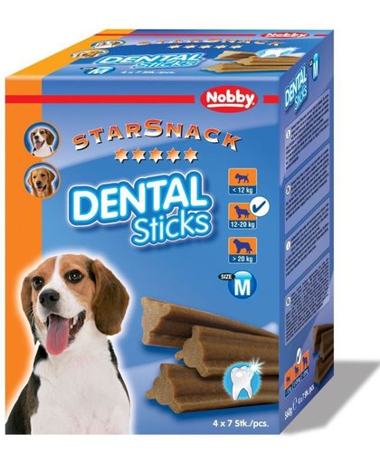 Nobby Starhondensnack Dental Sticks - Voor Honden Van 12 Tot 20 Kg - 2 St à 609 gr