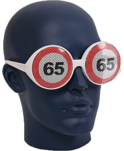 Verkeersborden bril 65 jaar