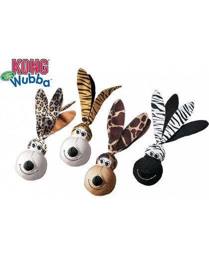 Kong wubba floppy ears - Kauwspeelgoed - 224mm x 130mm x 44mm - Multi