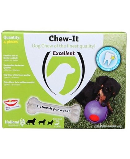 Excellent Chew It Kauwbot Hondensnack - 4 St - Extra Small