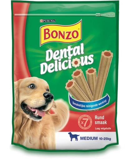 Bonzo Dental Delicious Rund - Hondensnack - 200 gr