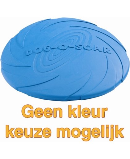Rubber Frisbee Dog - Apporteren - Assorti - 18 cm