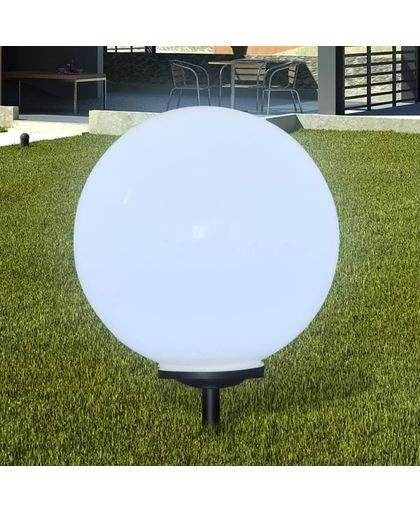 vidaXL - Padverlichting Buitenshuise tuinpad zonne-energie lamp (balvormig) LED 50cm (1 stuk inc. anker)